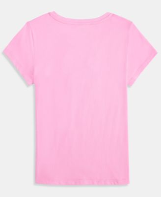 Girls' 5-20 Floral Sequins T-Shirt