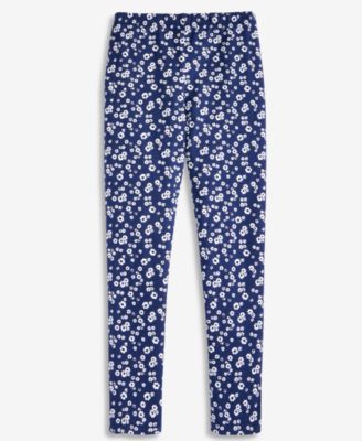 Girls' 5-20 Ditsy Floral-Print Leggings