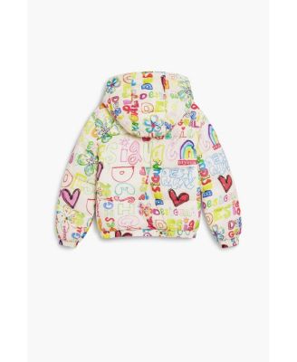 Girls Girls's Quilted jacket lettering