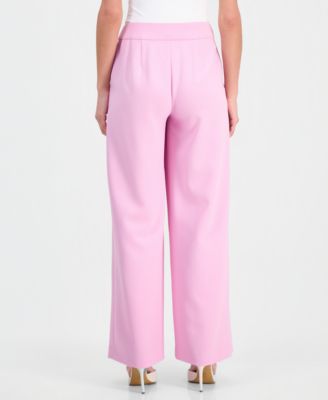 Women's Mid-Rise Wide Leg Pants