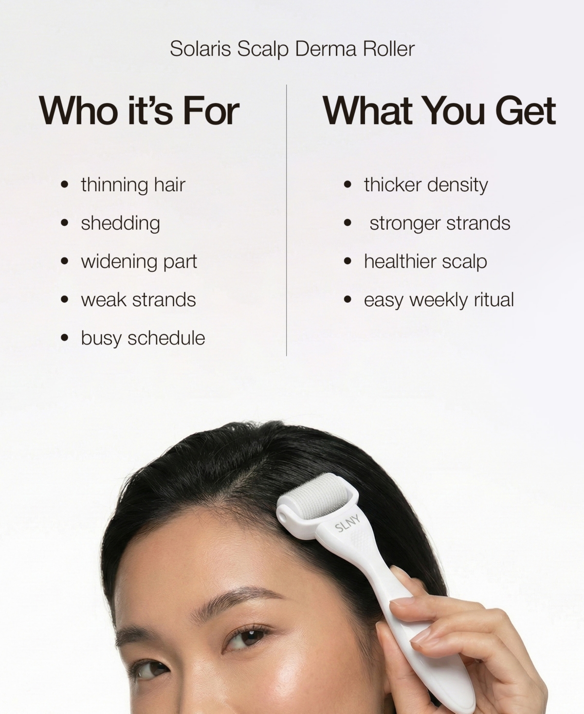 Solaris Laboratories Ny Dermaroller Scalp Ritual Set