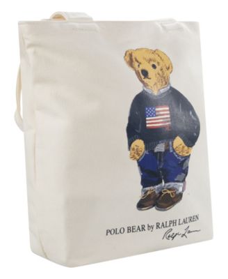 Kids Polo Bear Canvas Tote Bag 