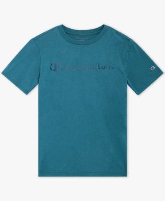 Boys' 8-20 Silicone Logo Crewneck T-Shirt