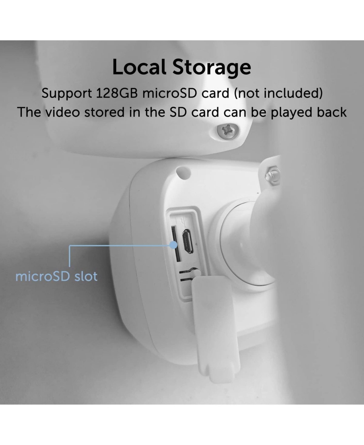 Eco4life Smart WiFi 1080p Hd Outdoor Surveillance Floodlight Camera