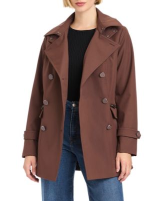 Women's Double-Breasted Belted Trench Coat