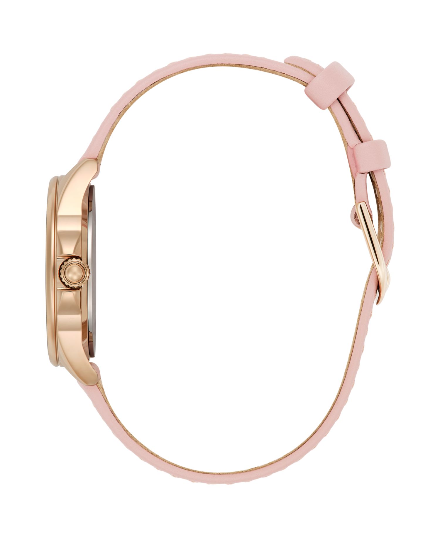 Women's Azure Rose Leather Strap Watch, 30mm