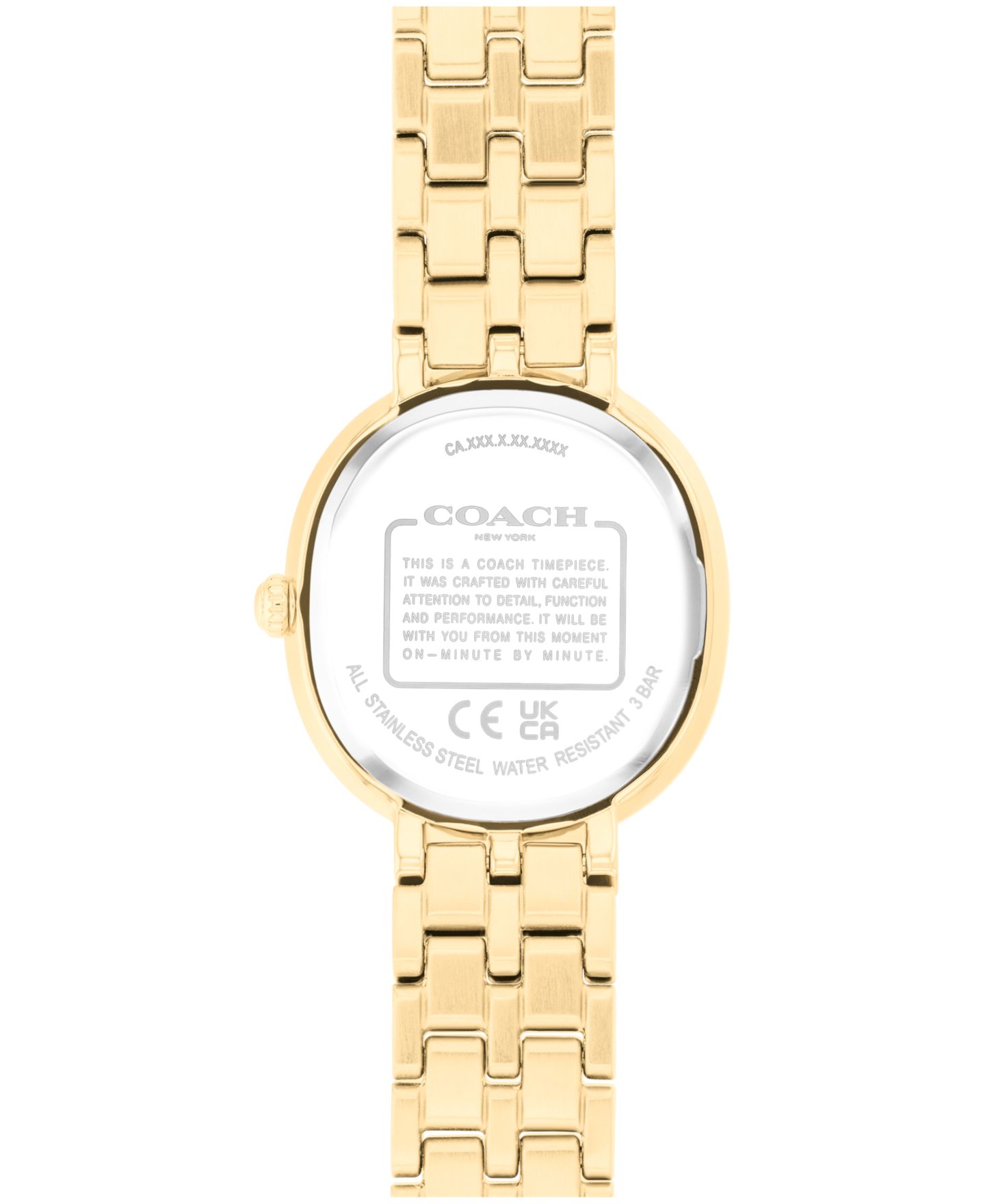 Женские часы COACH Harlow Gold Tone Stainless Steel Bracelet Watch, 23.8mm — фото 2
