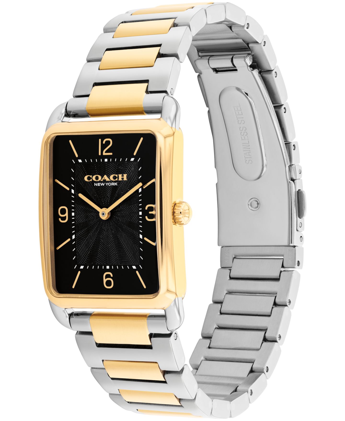 Часы Coach Unisex Elliot Two Tone Stainless Steel Bracelet Watch, 32x26mm — фото 3