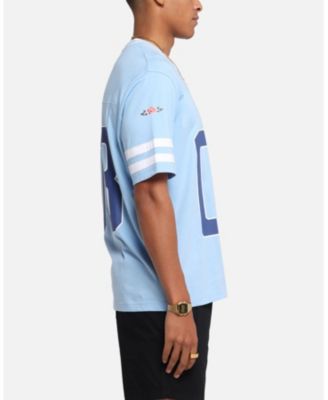 Men's Rose Football T-Shirt Light Blue