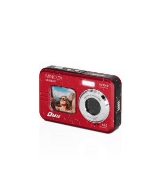 Duo MN50WP Waterproof Digital Camera with Dual LCD and Accessories Kit