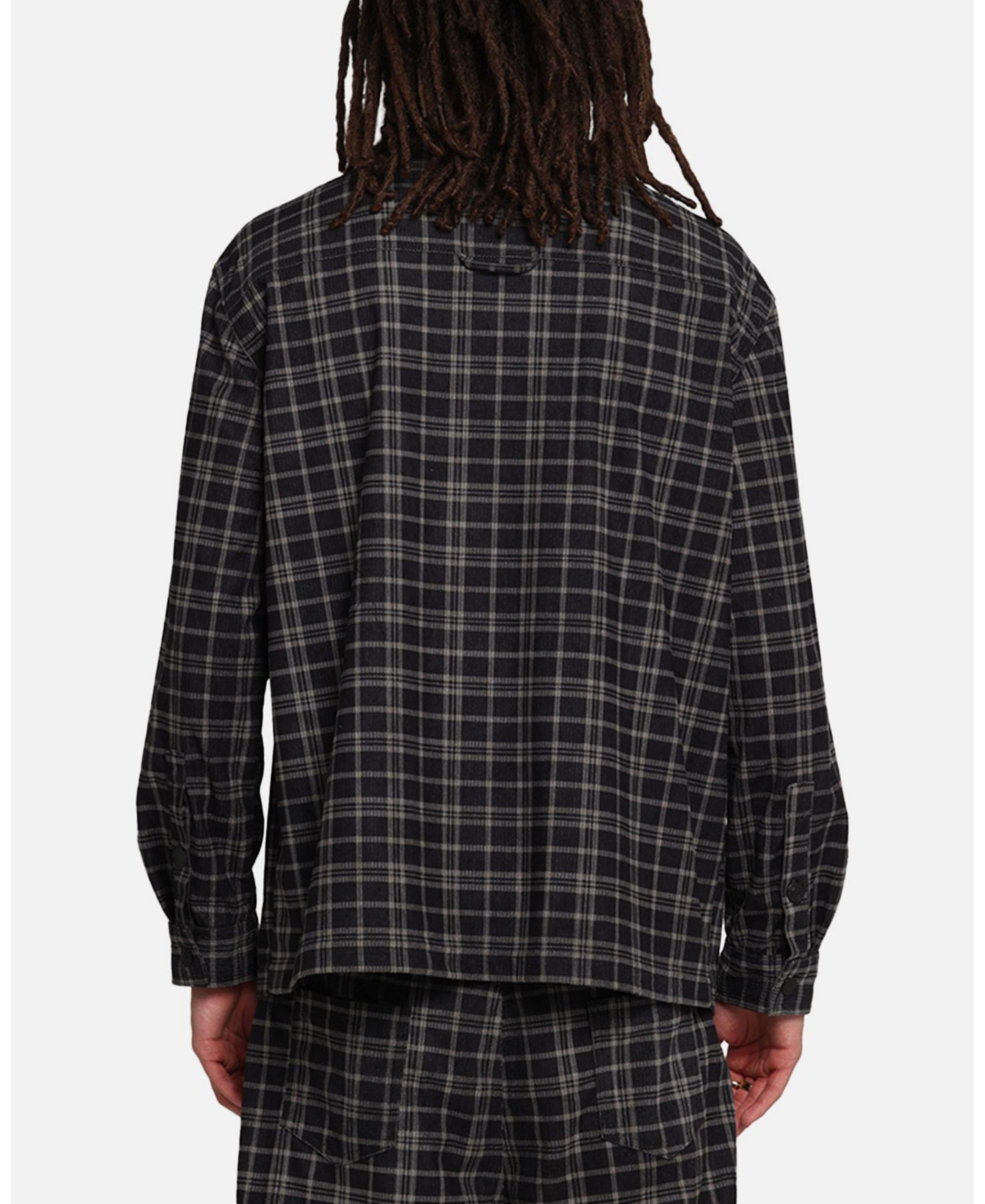 Xxiii Men's Plaid Corduroy Shirt Jacket
