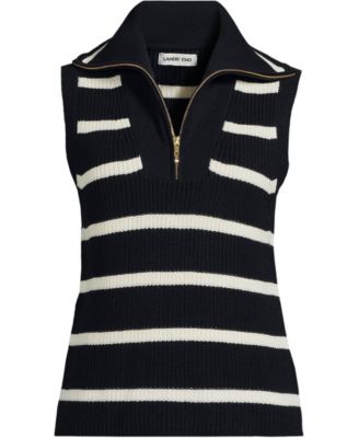Women's Drifter Quarter Zip Vest Sweater