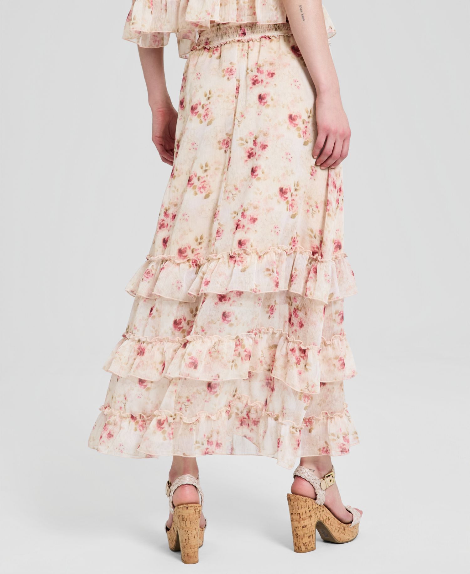 Women's Tiered Maxi Skirt