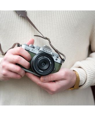 Z f Mirrorless Camera, Silver/Moss Green