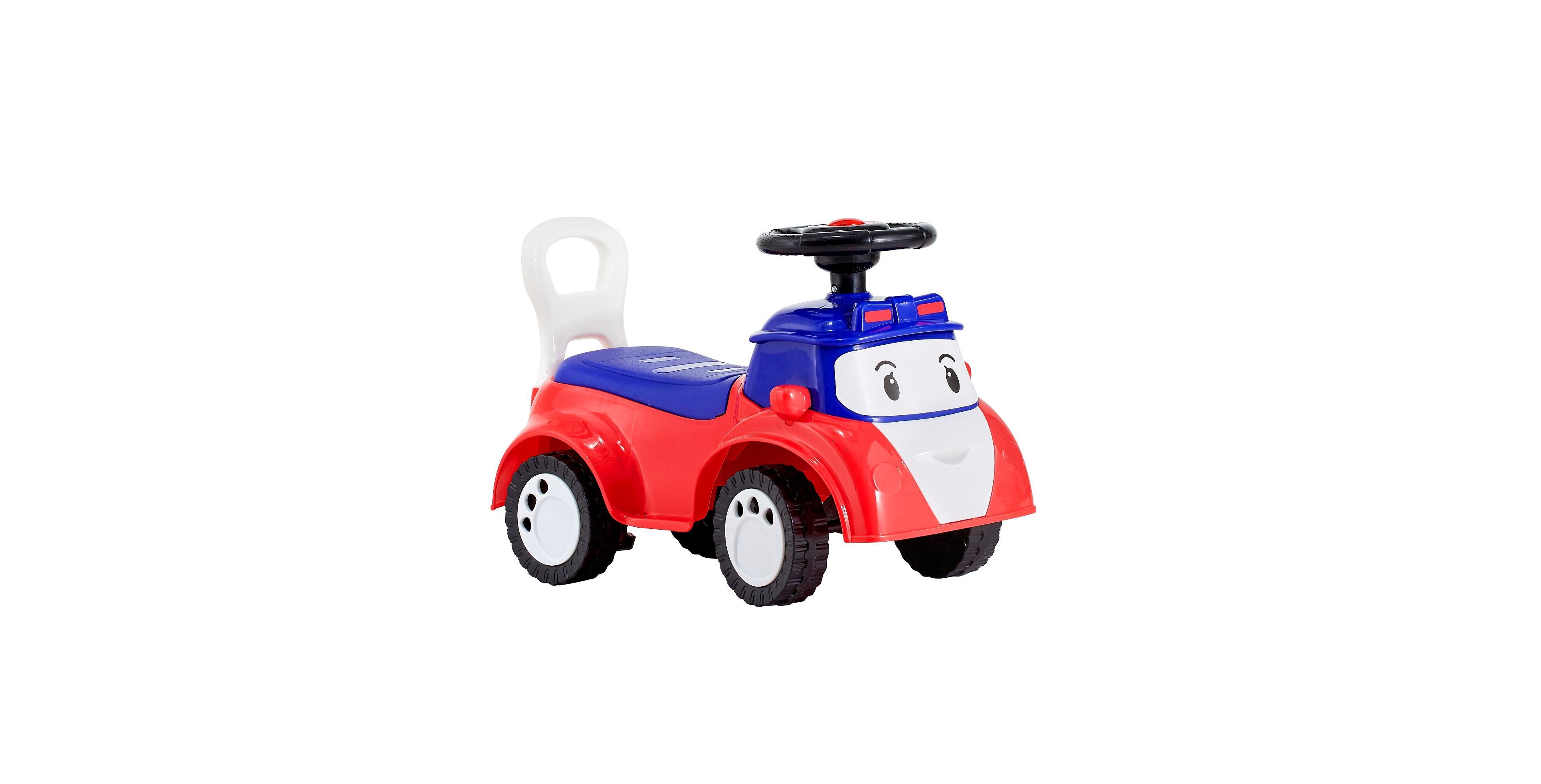 Hongge Toddler Ride On Car with Sounds Storage and Anti Tip Design