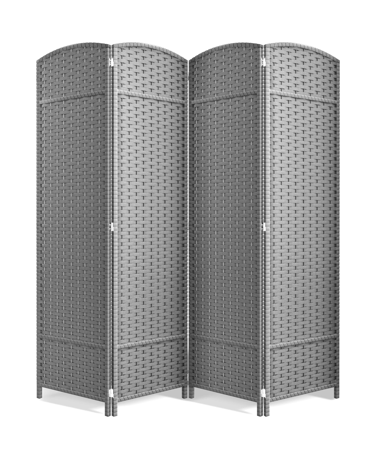 Sorbus 4 Panel Room Divider Panel - Extra Wide Double Hinged Panels - Folding Privacy Screens