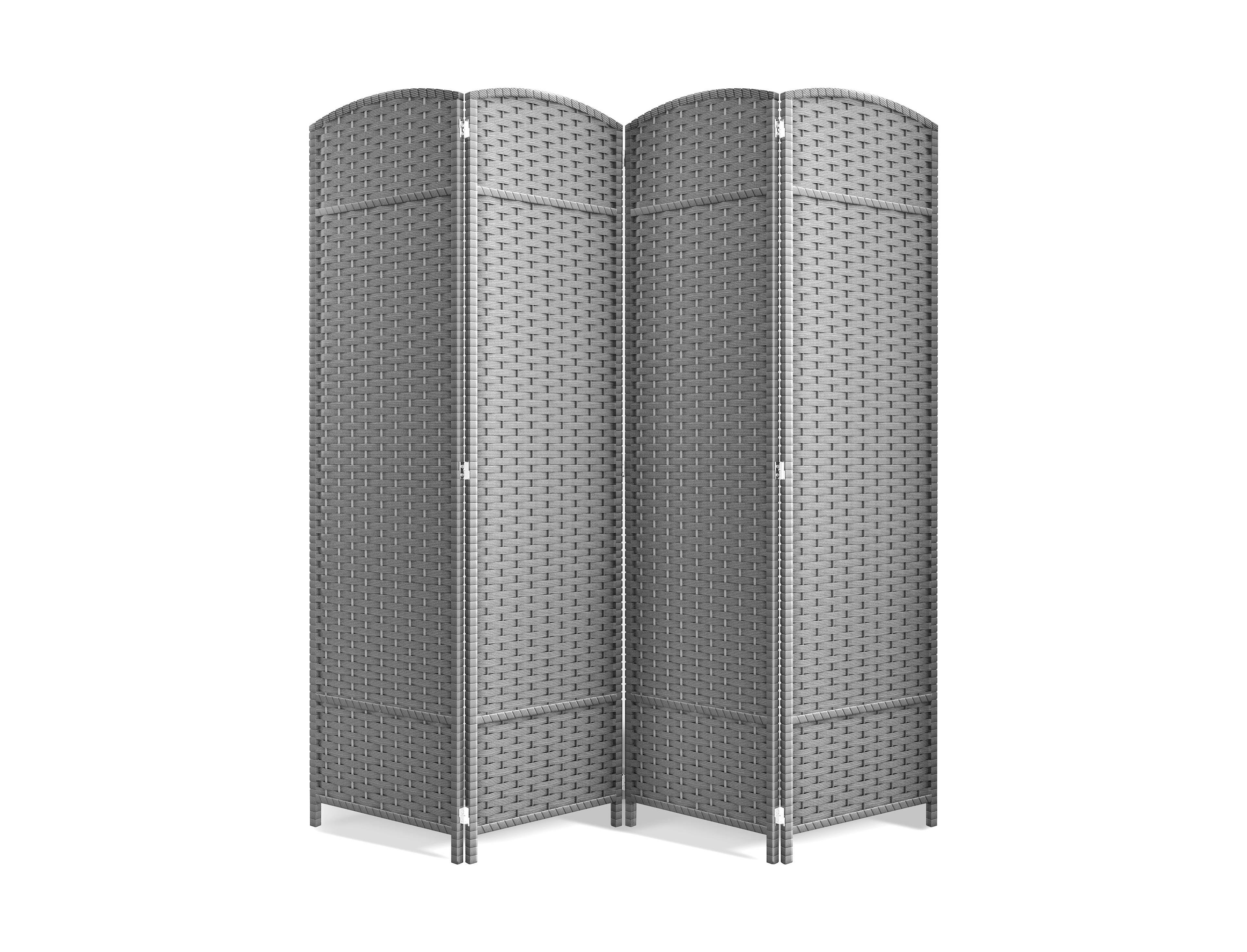 Sorbus 4 Panel Room Divider Panel - Extra Wide Double Hinged Panels - Folding Privacy Screens