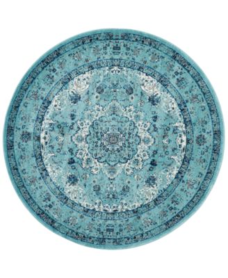 Safavieh - Evoke EVK220 6'7" Round Area Rug