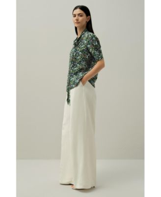 Women's Puff-Sleeve Blouse - Made With Liberty Fabric