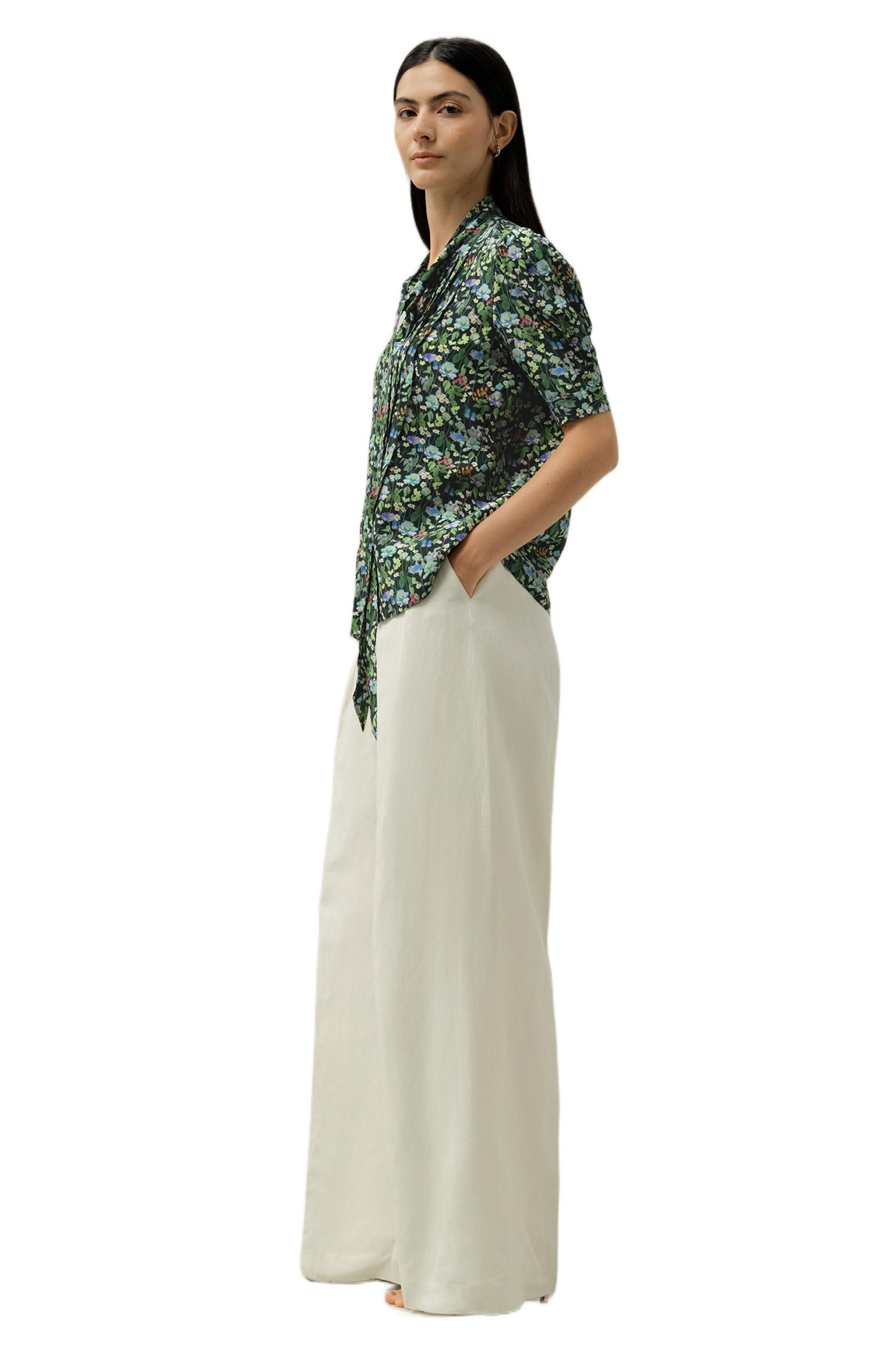 Women's Puff-Sleeve Blouse - Made With Liberty Fabric