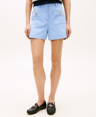 Women's Preppy Slim Straight Shorts