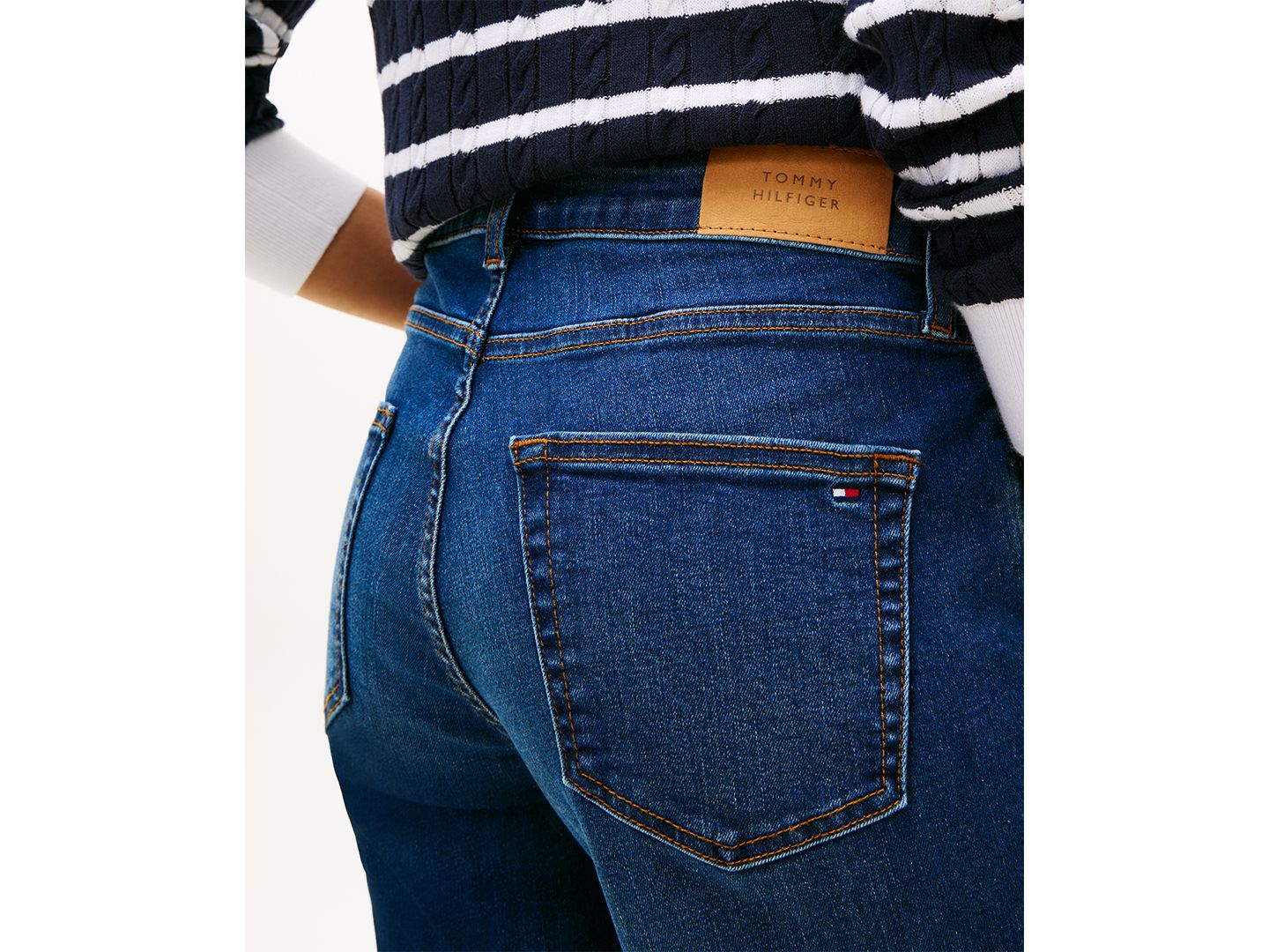 Женские шорты Tommy Hilfiger Denim Shorts, цвет: Синий, вариант 1 — фото 3