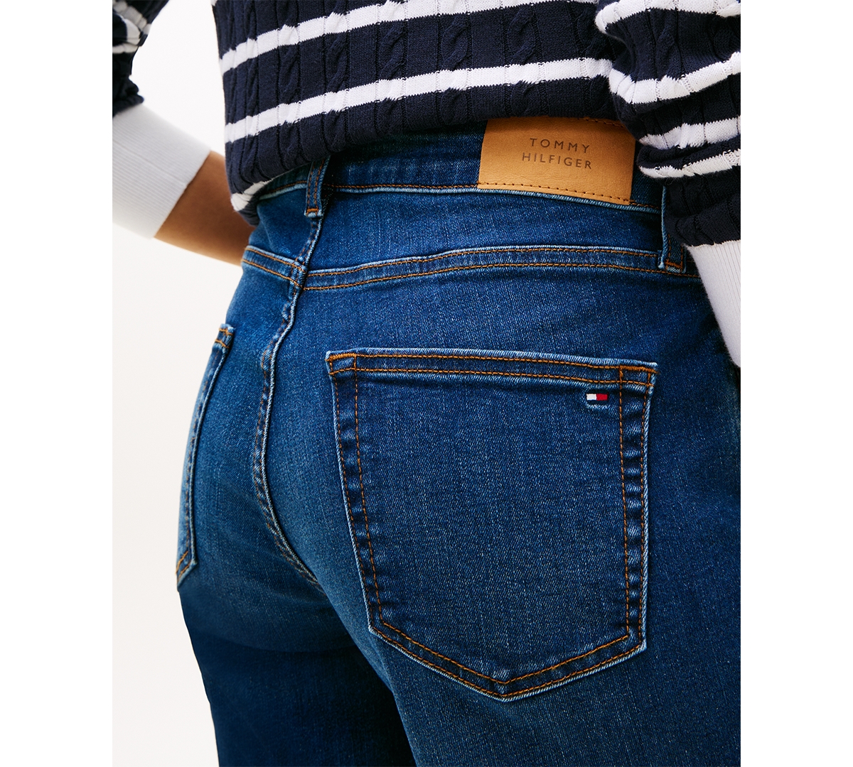 Tommy Hilfiger Women's Dark Blue Denim Shorts