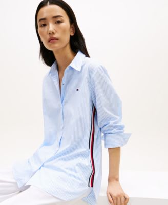 Women's Long-Sleeve Collared Shirt