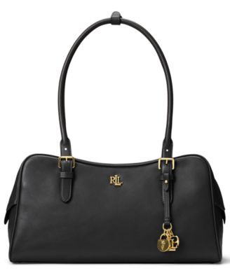 Leather Large Marcy Zip Slim Shoulder Bag