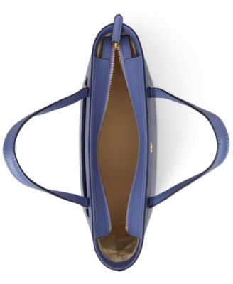 Crosshatch Leather Medium Karly Shopper Tote