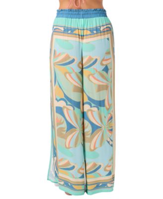Women's Butterfly Tropics Cover-Up Swim Pants