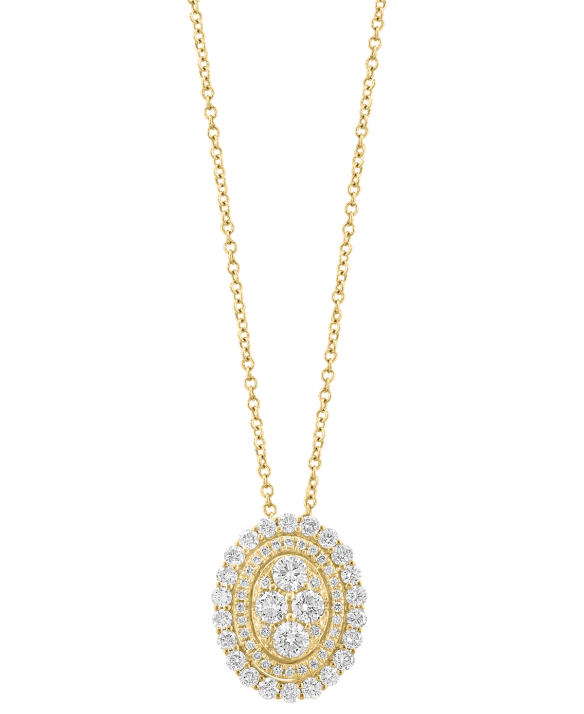 Effy Collection Diamond (1 ct. t.w.) Pendant Necklace in 14k Yellow Gold