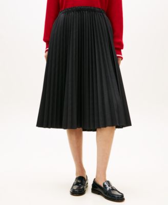 Women's Check Pleated Skirt