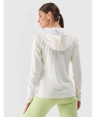Women's regular quick-dry training sweatshirt - white