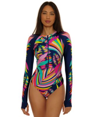 Women's Paralia Zip Front Paddle One-Piece Swimsuit