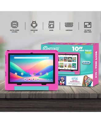10" A10 Educational Kids Tablet with Epic! and Lingokids 64GB with Parental Controls & Kid-Proof Case
