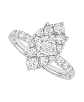 Diamond Engagement Ring (2 ct. t.w.) in 10k White Gold