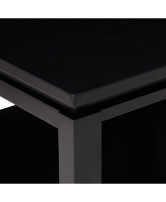 Balthus Wood TV Stand, Black