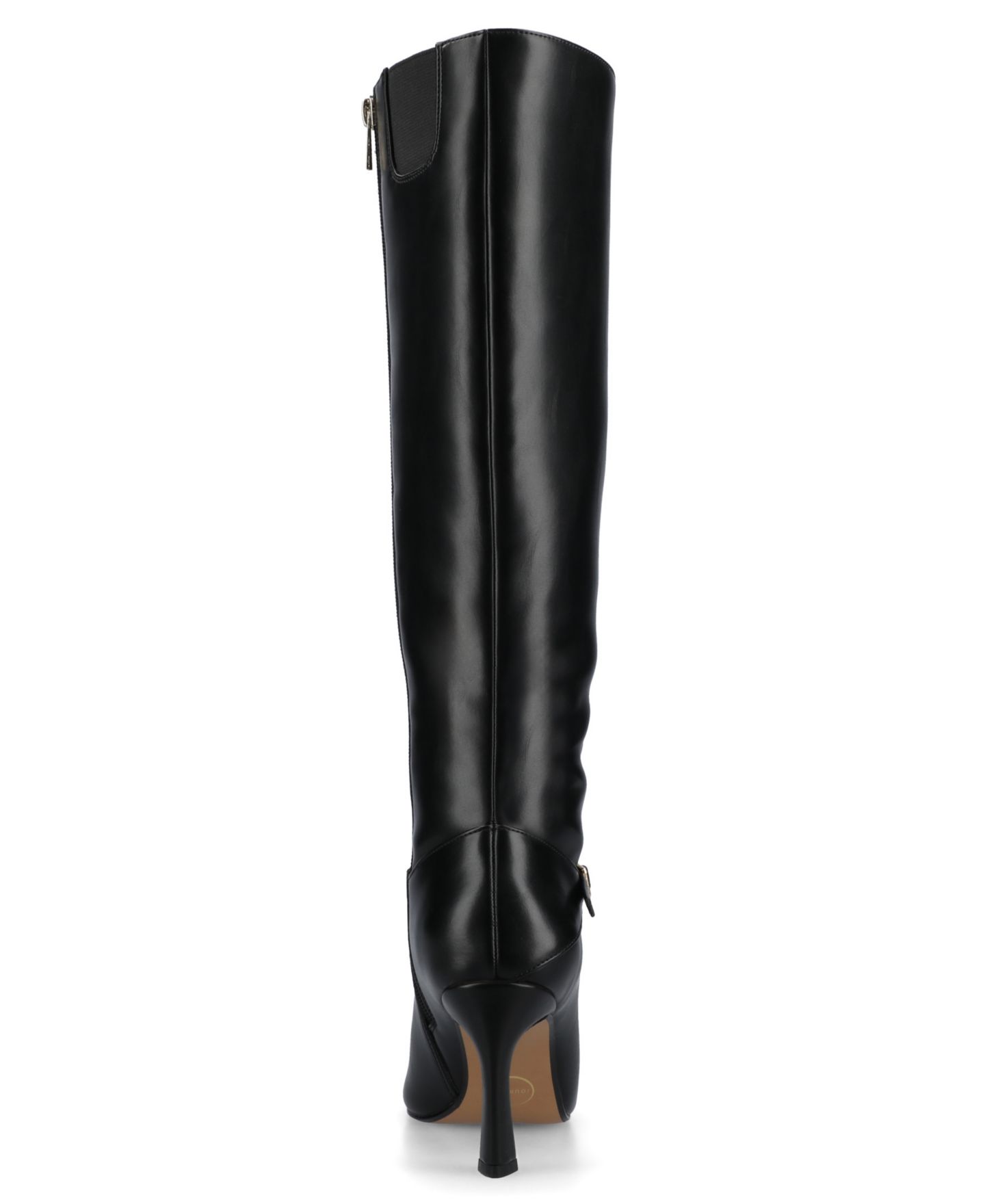 Женские ботинки Journee Collection Elara Stiletto Knee High Dress Boots, цвет: Чёрный — фото 3