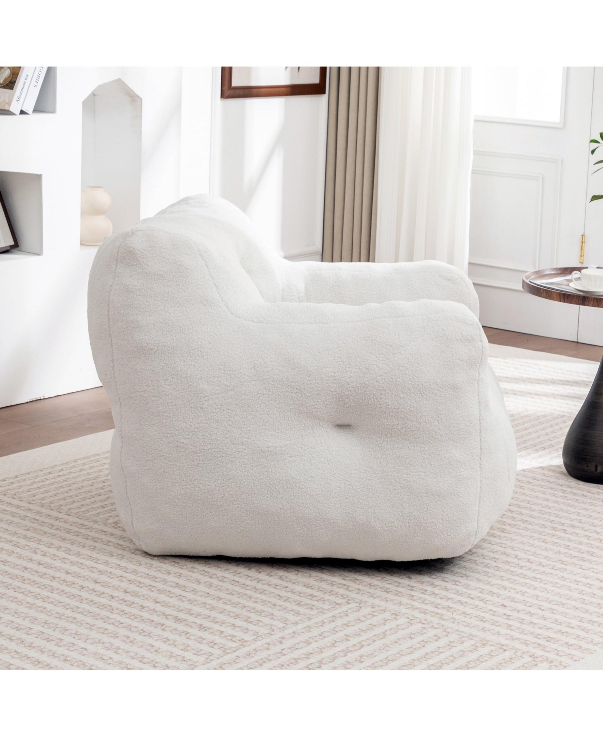 Boyel Living Giant Bean Bag Chair with Armrests Comfy Sofa Chair for Adults