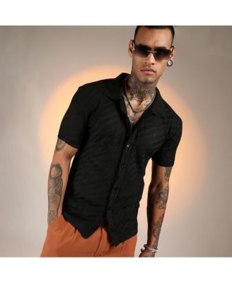 Men's Tilted-Knit Shirt