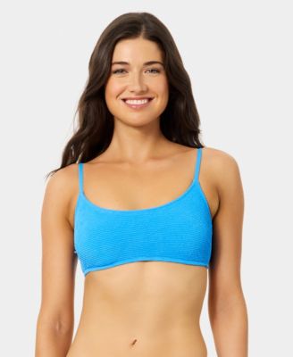 Women's Solid Scoop Neck Swim Bralette