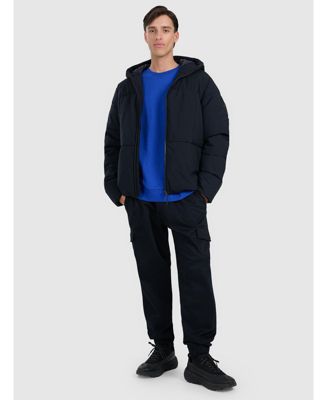 Men's Down Jacket with Synthetic Filling