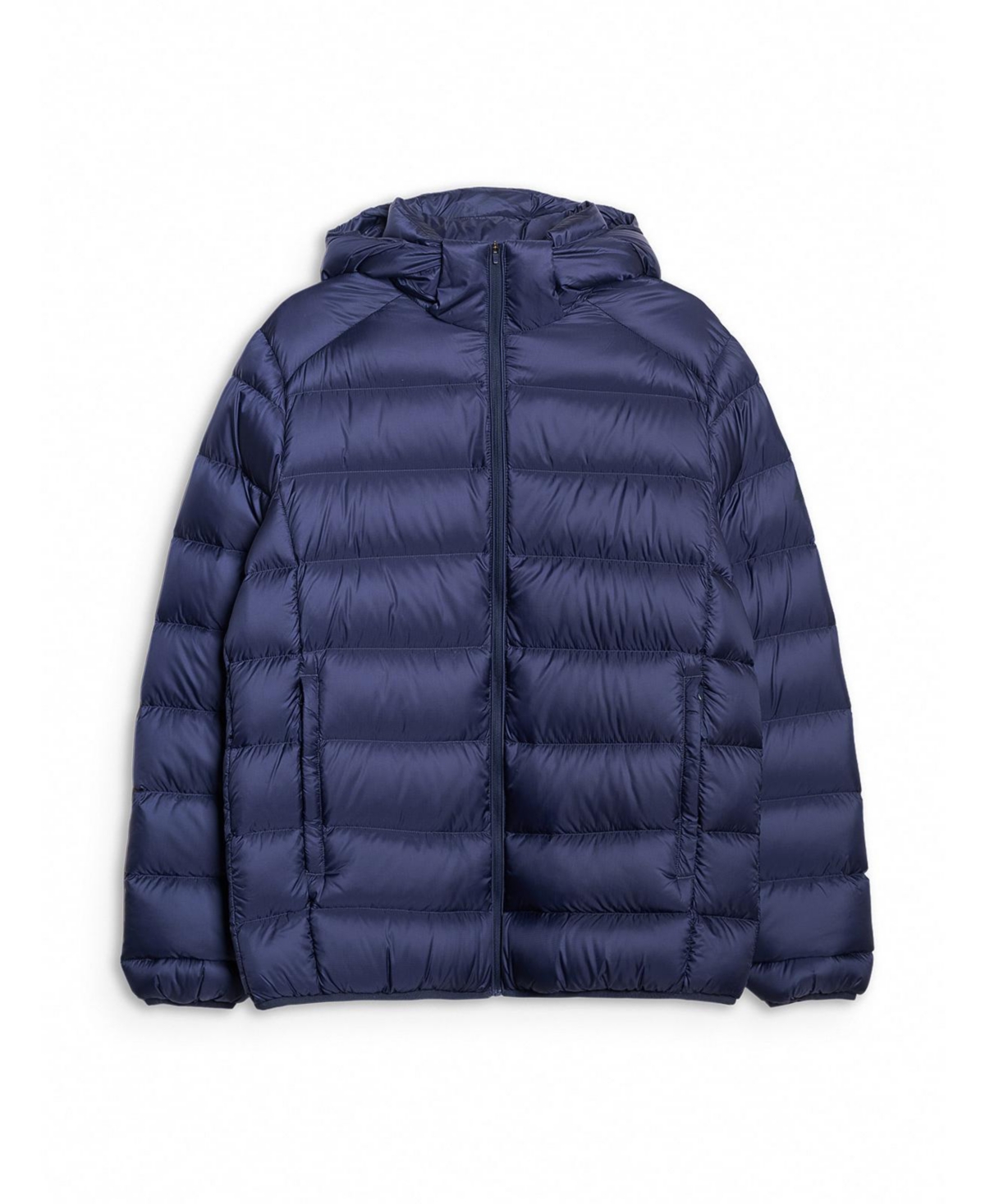4F Men's trekking down jacket with natural filling -navy