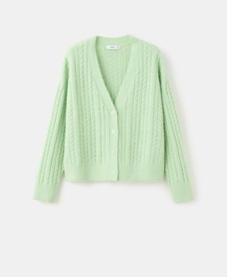 Women's Knitted Braided Cardigan