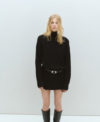 Women's Knitted Turtleneck Dress
