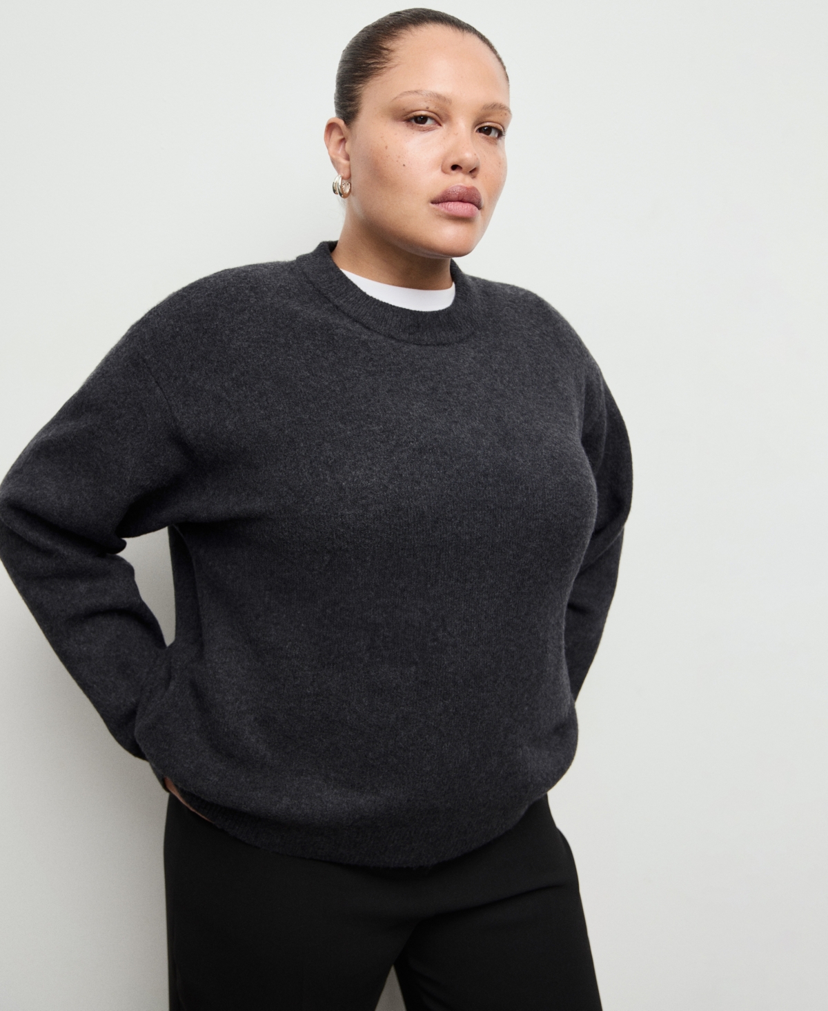 Mango Women's Medium-Knit Sweater