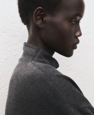 Women's Draped Turtleneck Sweater