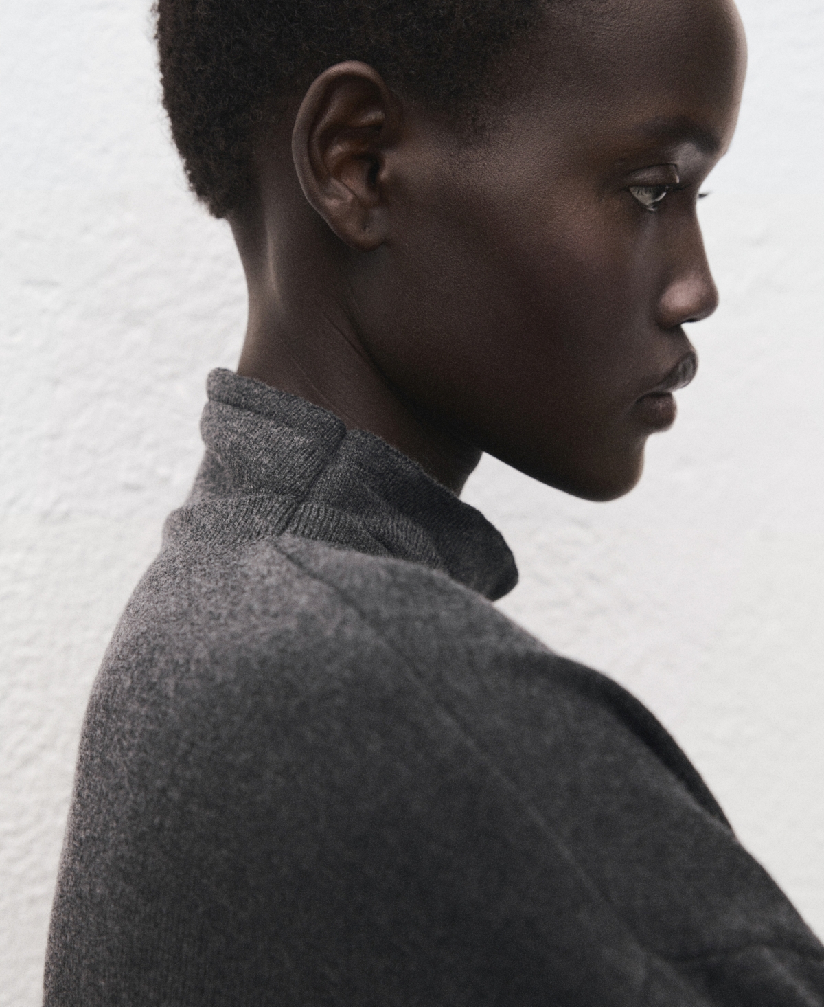 Mango Women's Draped Turtleneck Sweater