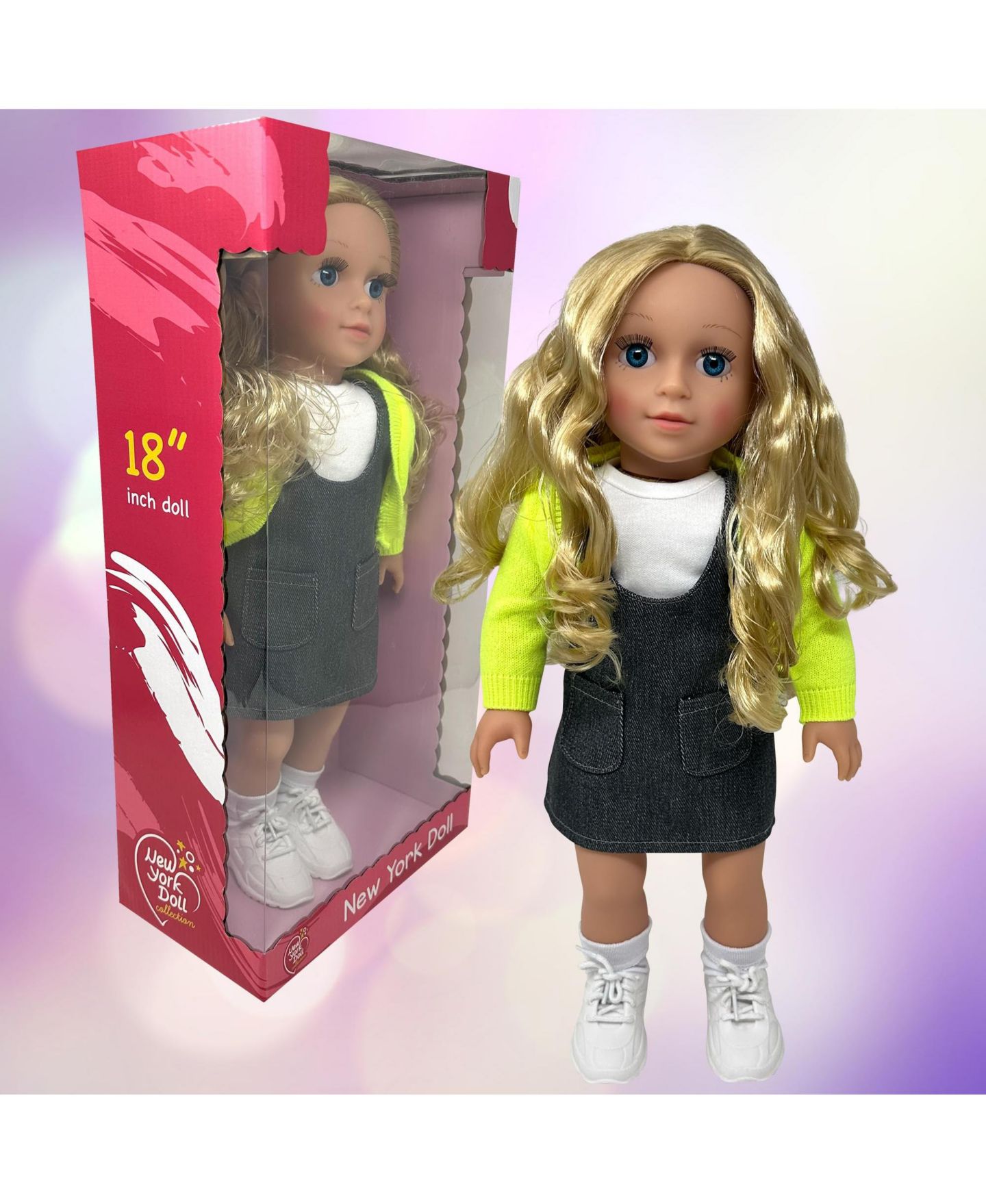 Детская кукла The New York Doll Collection 18" Soft Body Poseable Fashion Doll, Ages 3+ — фото 4